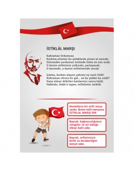 Bayrağımız İstiklal Marşı Afişi